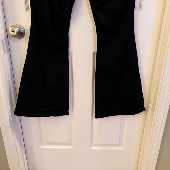 Hollister Black Flare Jeans Denim High Rise 12S / 12 Short / 31S - Picture 6 of 7